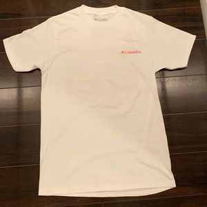 White Columbia shirt